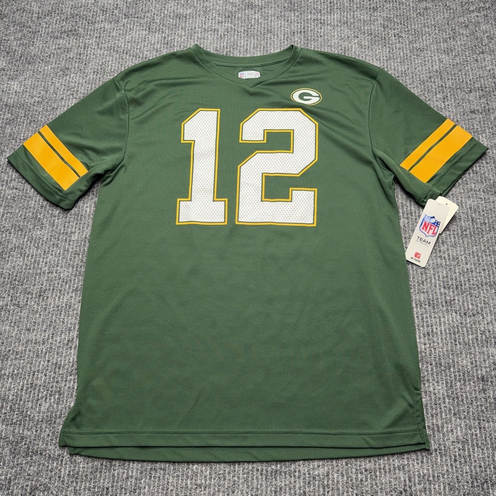 Green Bay Packers Jersey Mens Large NFL Football NFL Team Apparel Rodgers 12